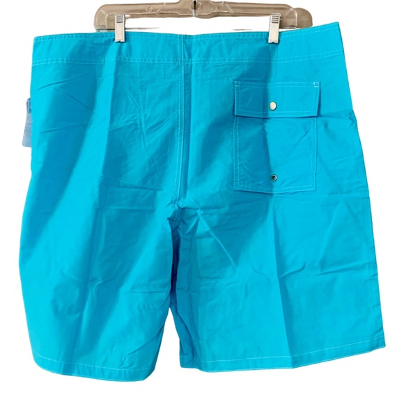 Old Navy Board Shorts Big/Tall 7" Above The Knee Swim Pockets Icy Aqua Blue NWT - Picture 6 of 12
